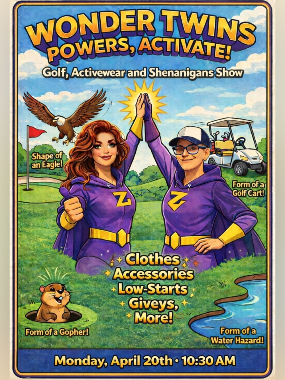 Wonder Twins LIVE! Sports Fandom and Shenanigans!! July 19, 10:30am EST - Picture 3 of 3